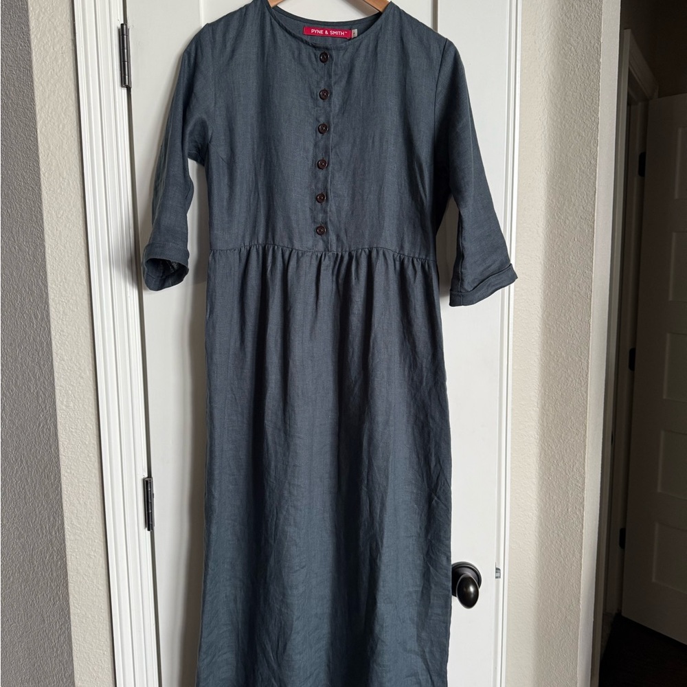 Women's Blue Midi Dress Pyne & Smith from fragrance free home